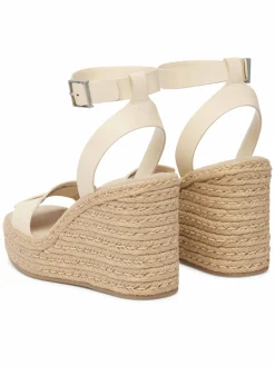 Espadrillas Wedge Espad 70 Embl Lth HW0HW02897 Beige