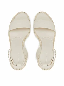 Espadrillas Wedge Sandal 70 - He HW0HW02376 Bianco