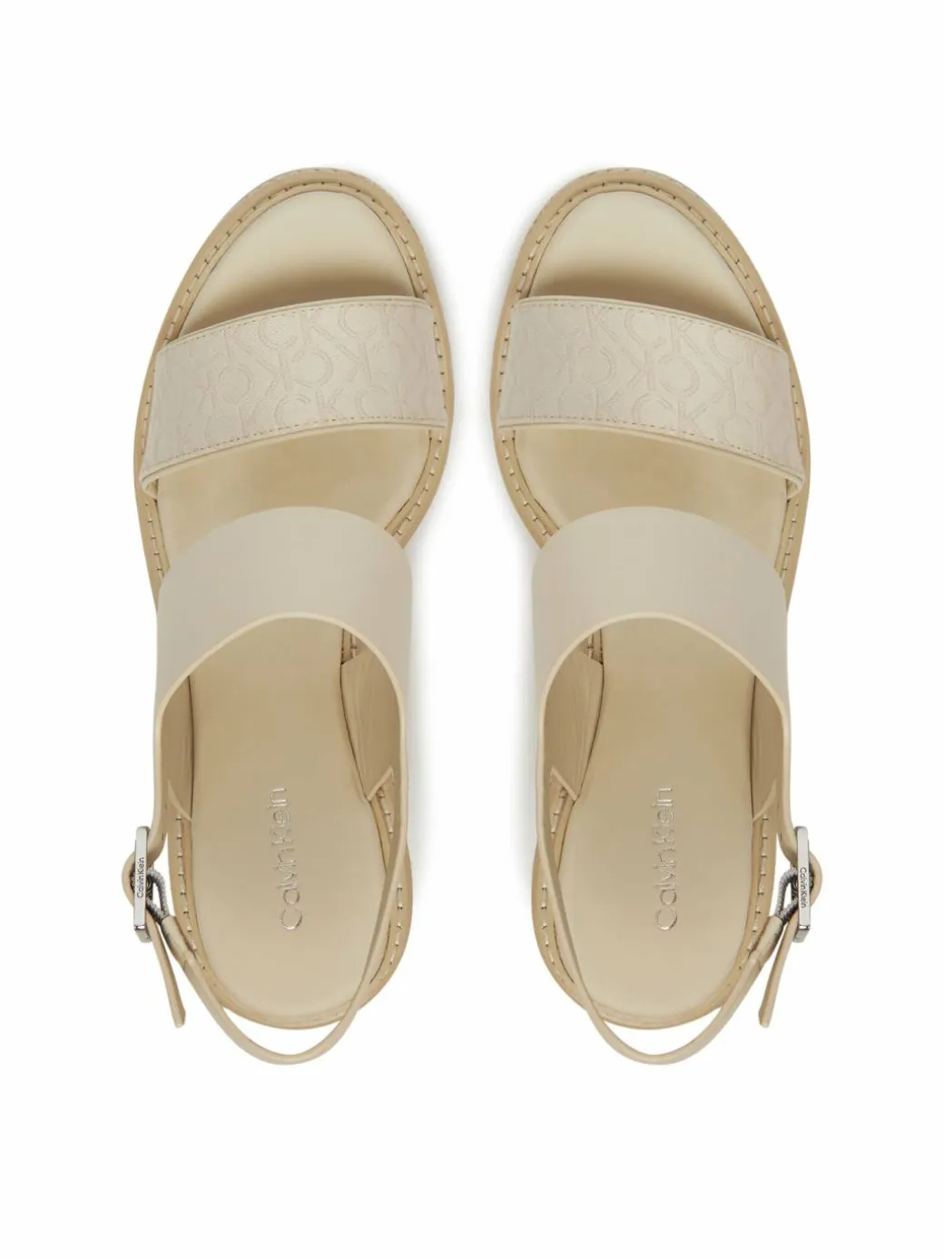 Espadrillas Wedge Sandal 70 - Jacq HW0HW02386 Bianco