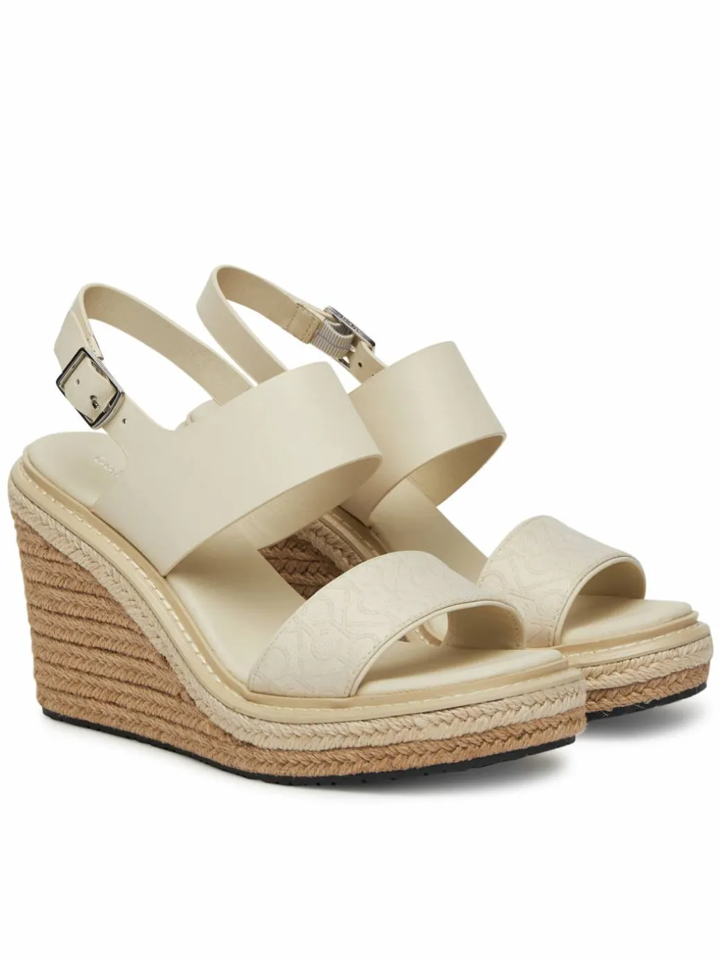 Espadrillas Wedge Sandal 70 - Jacq HW0HW02386 Bianco