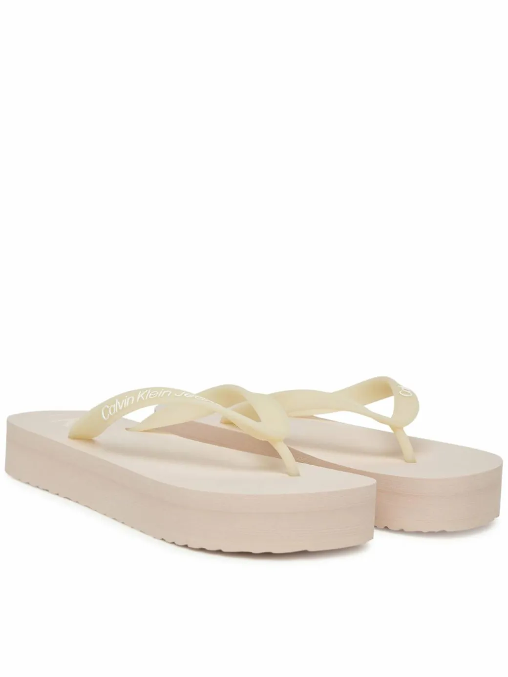 Infradito Beach Sandal Flatform Tpu YW0YW01830 Beige