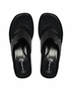 Infradito Block Heel Sndl Thong Lth HW0HW02913 Nero