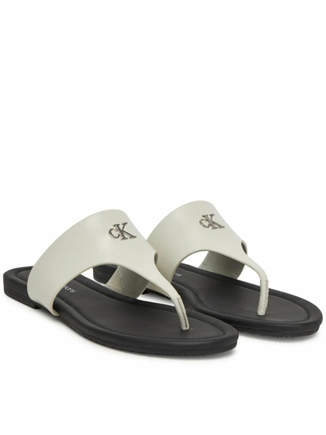 Infradito Flat Sandal Toepost Mg YW0YW01691 Bianco
