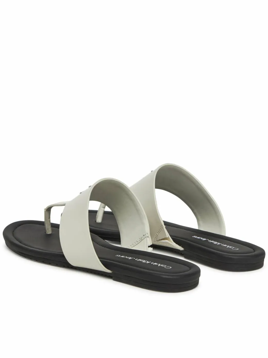 Infradito Flat Sandal Toepost Mg YW0YW01691 Bianco