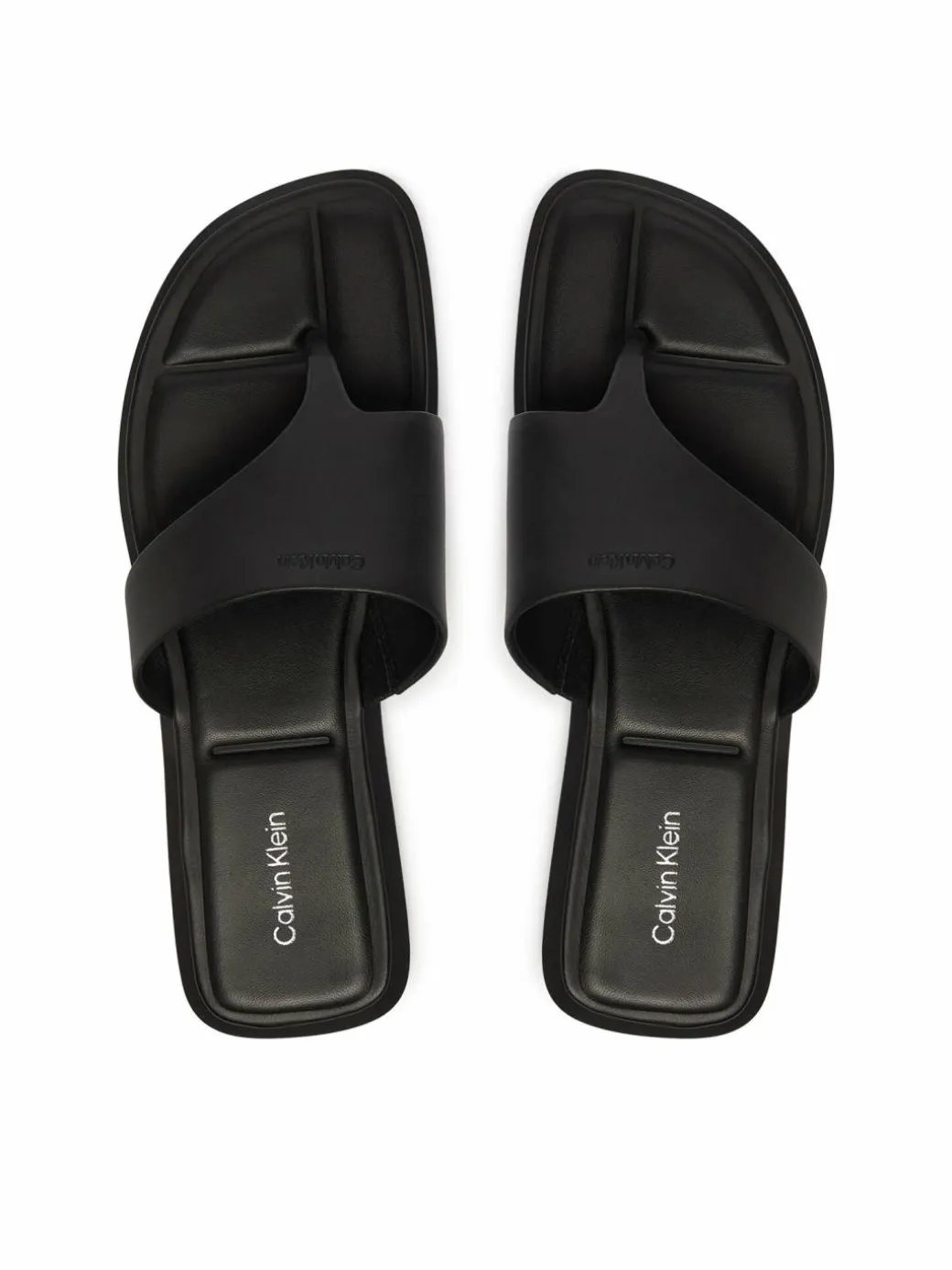 Infradito Leather Toe Post Sandals HW0HW02866 Nero