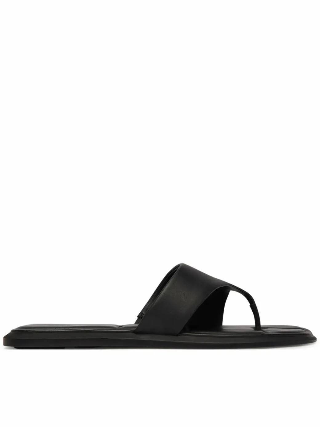 Infradito Leather Toe Post Sandals HW0HW02866 Nero