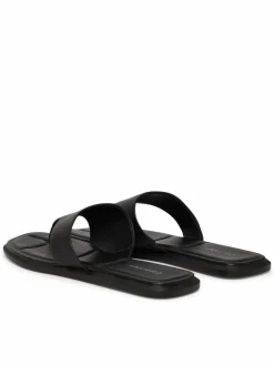 Infradito Leather Toe Post Sandals HW0HW02866 Nero