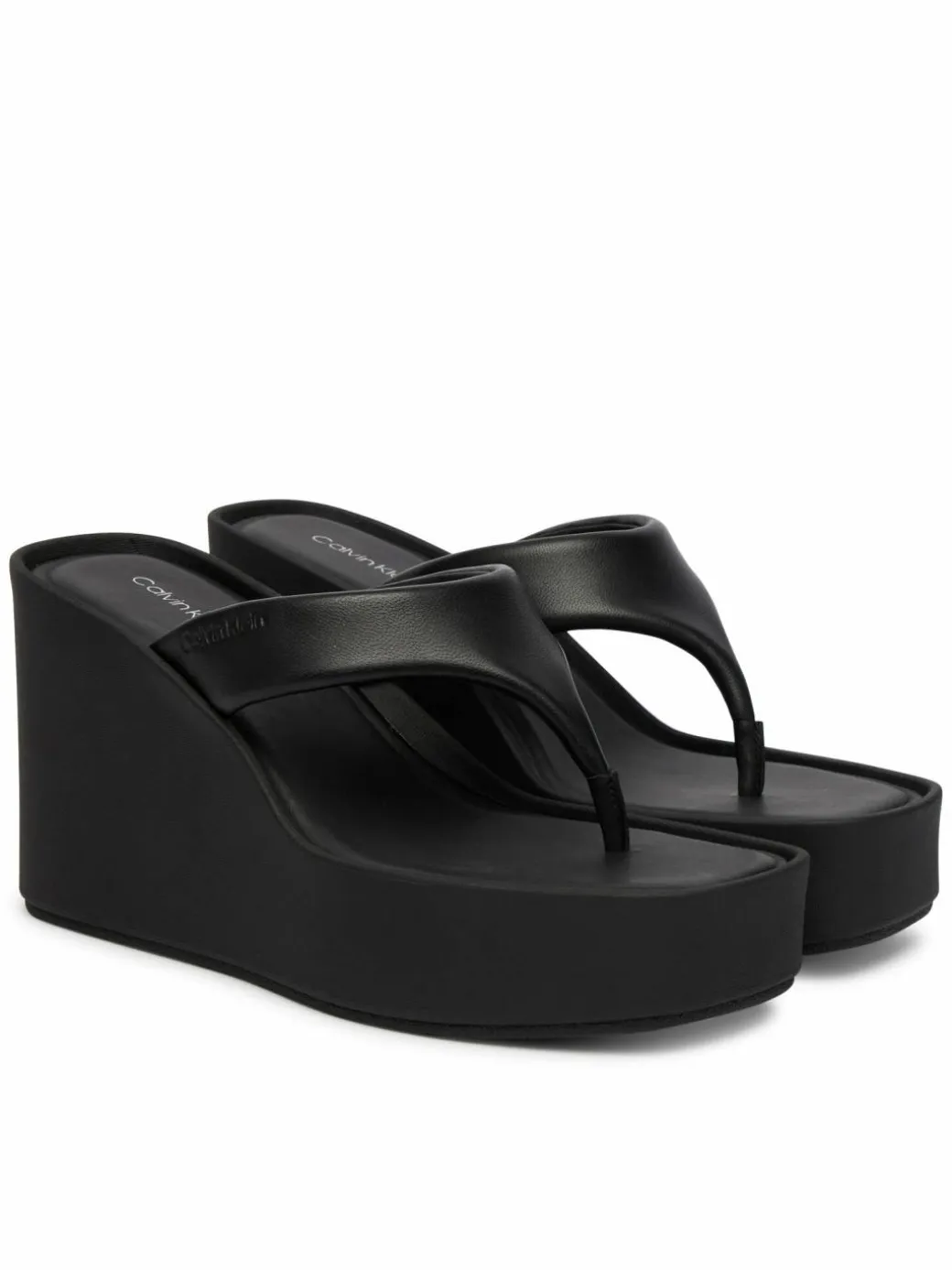 Infradito Wedge 70 Sndl Thong Lth HW0HW02880 Nero