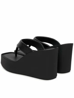 Infradito Wedge 70 Sndl Thong Lth HW0HW02880 Nero