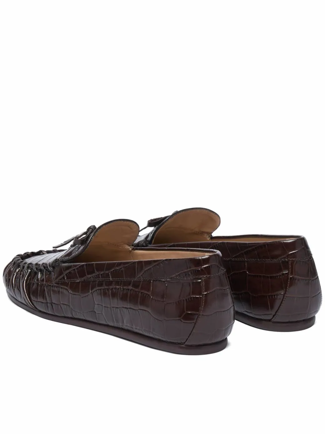Mocassini Britt Bow SM416 Marrone scuro