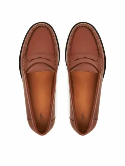 Mocassini Calfskin Penny Loafer 818961942001 Marrone