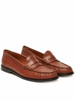Mocassini Calfskin Penny Loafer 818961942001 Marrone