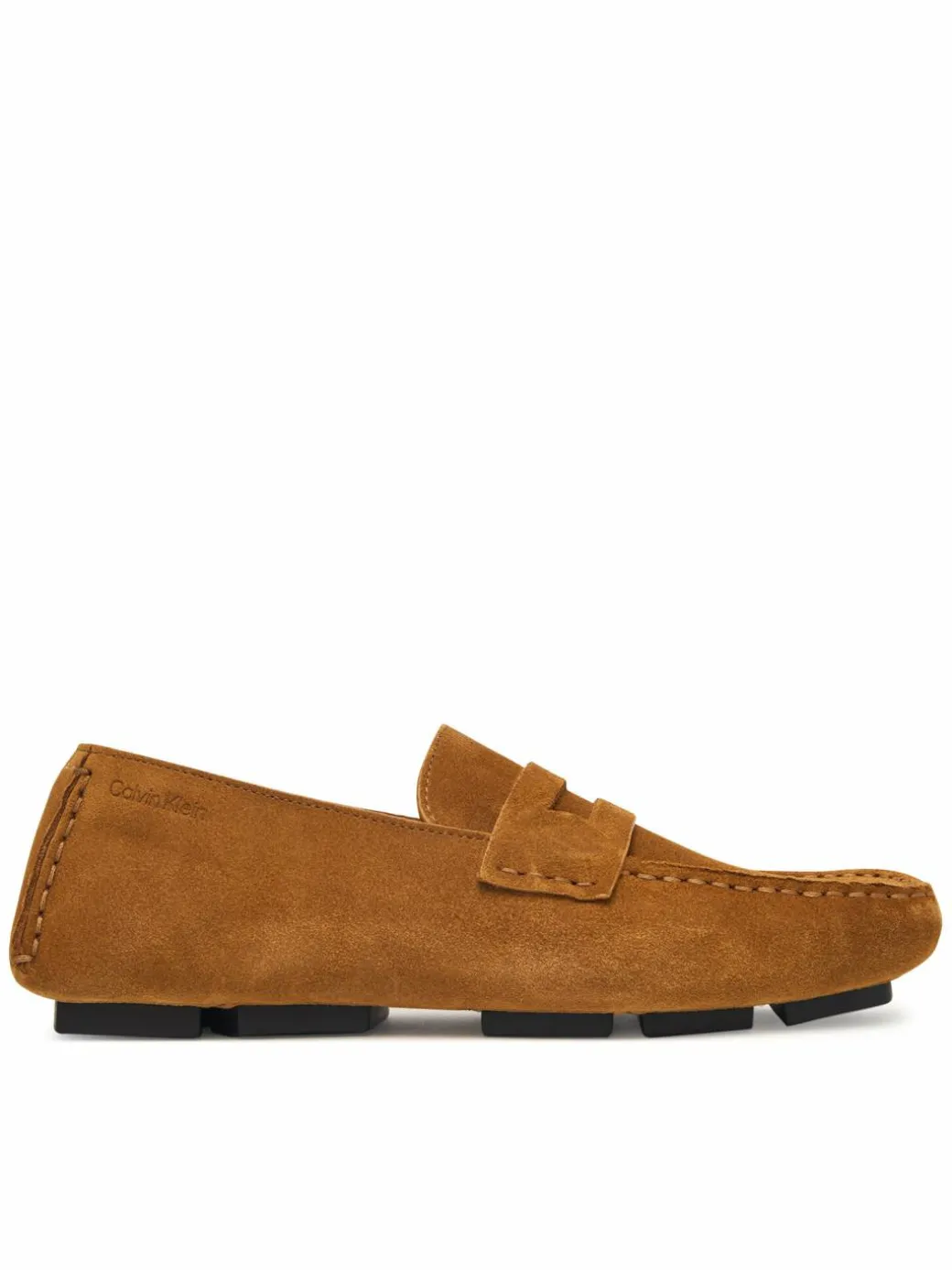 Mocassini Square Driver Suede HW0HW02844 Marrone