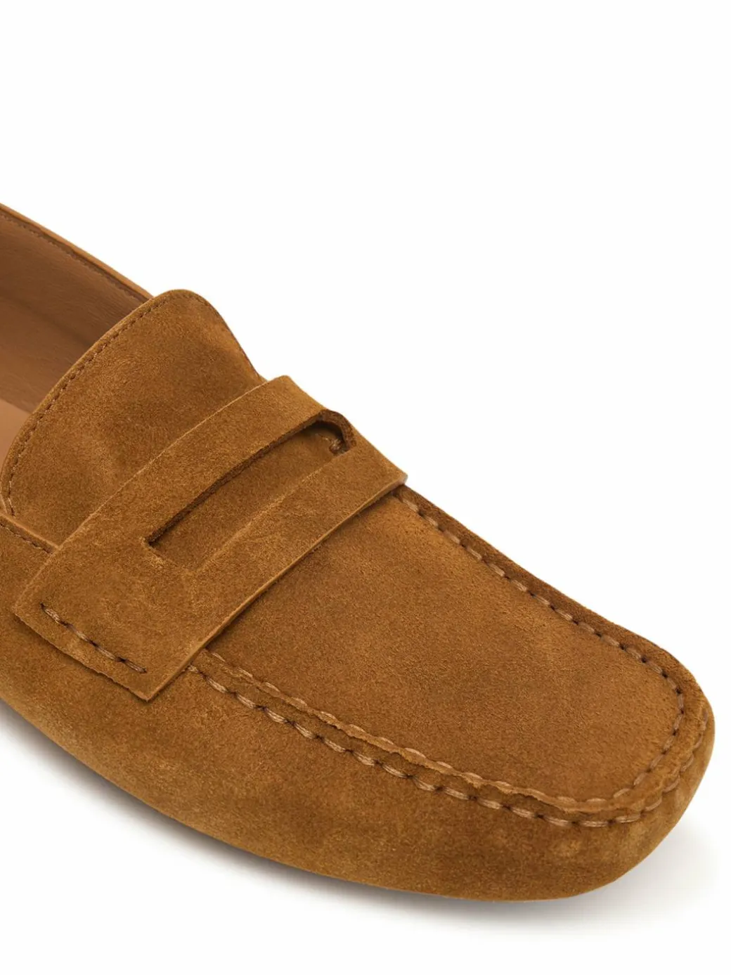 Mocassini Square Driver Suede HW0HW02844 Marrone