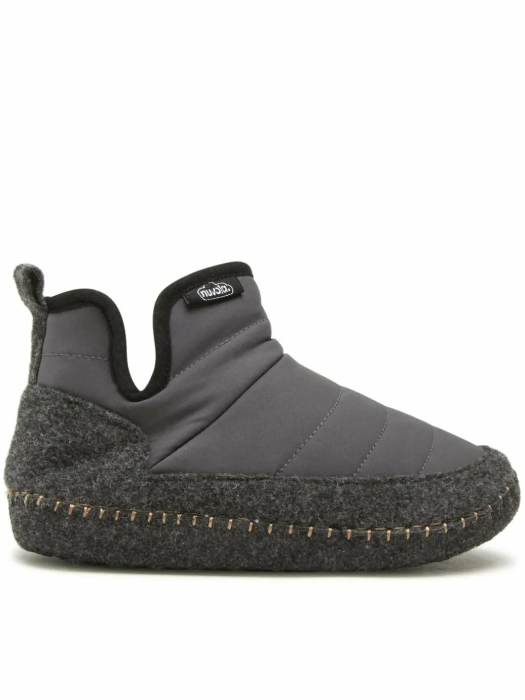 Pantofole Boot New Wool UNBOW685 Grigio