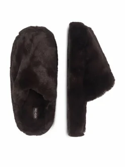 Pantofole DE-10 Marrone