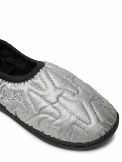 Pantofole Packable Outline Argento