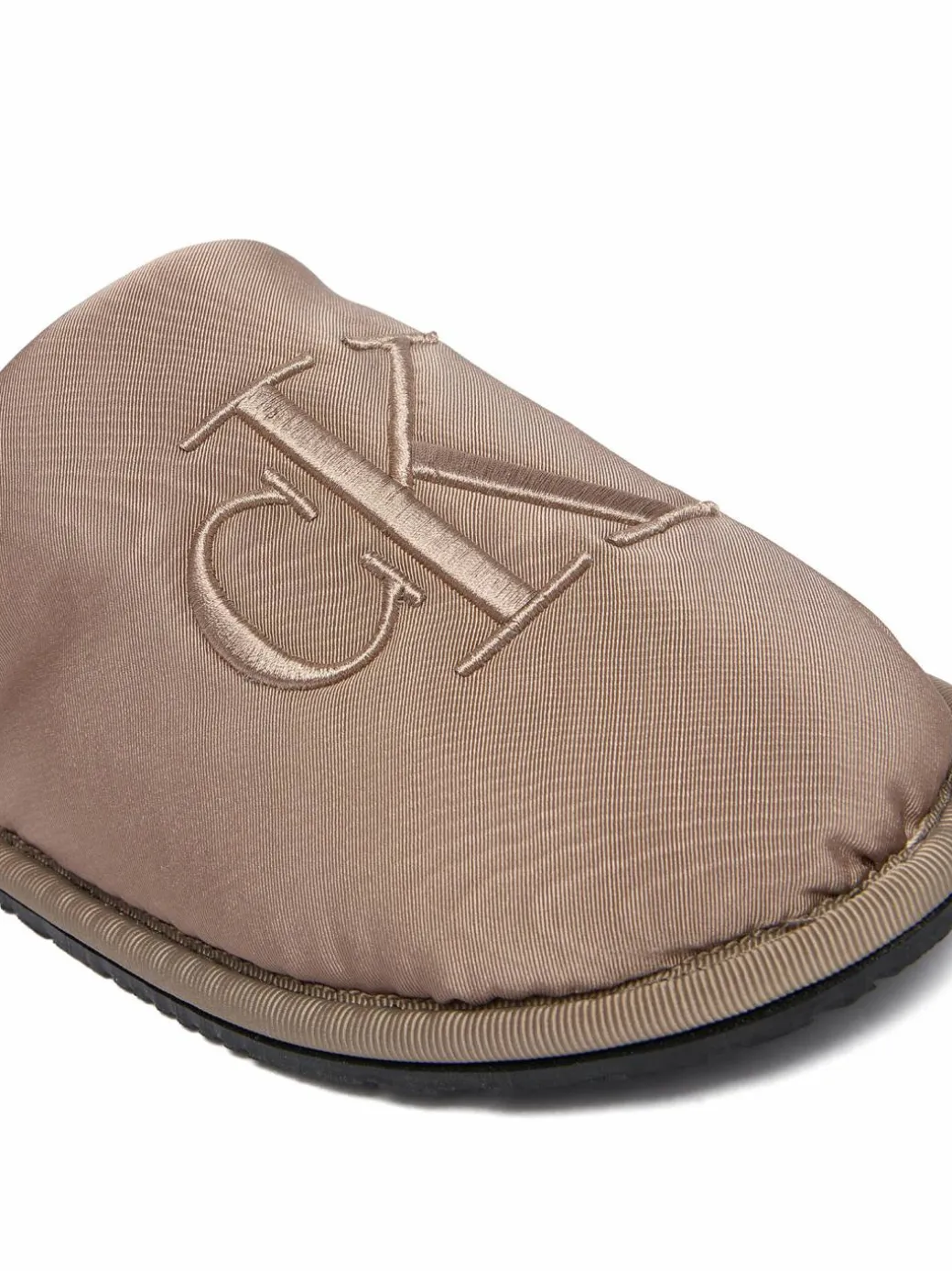 Pantofole Slipper Satin Moire YW0YW02053 Beige