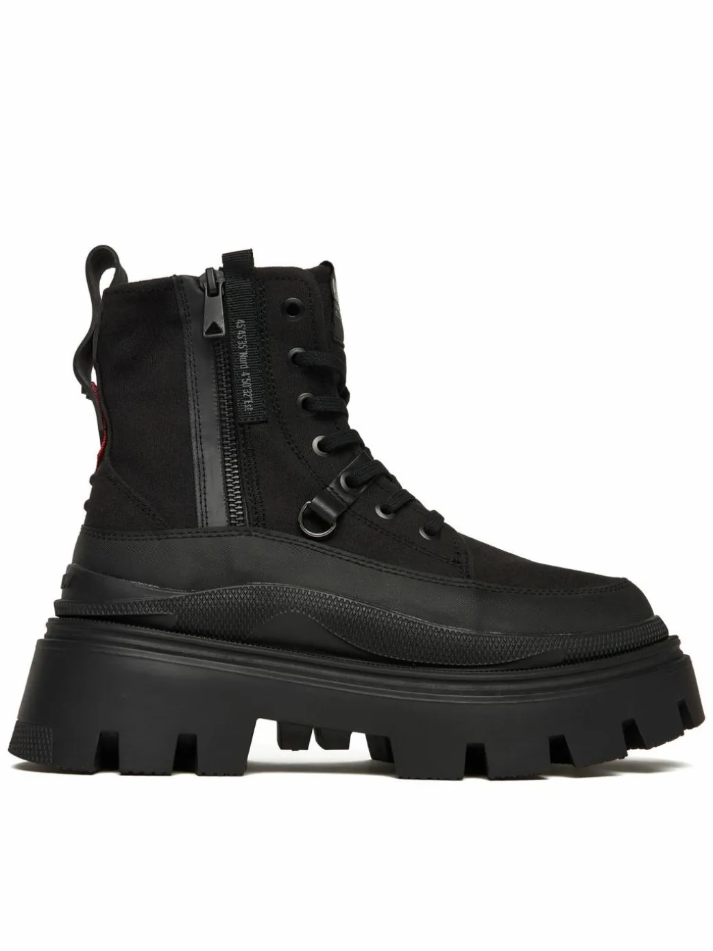 Polacchine Pallasquad Zip Tx 99532-008-M Nero