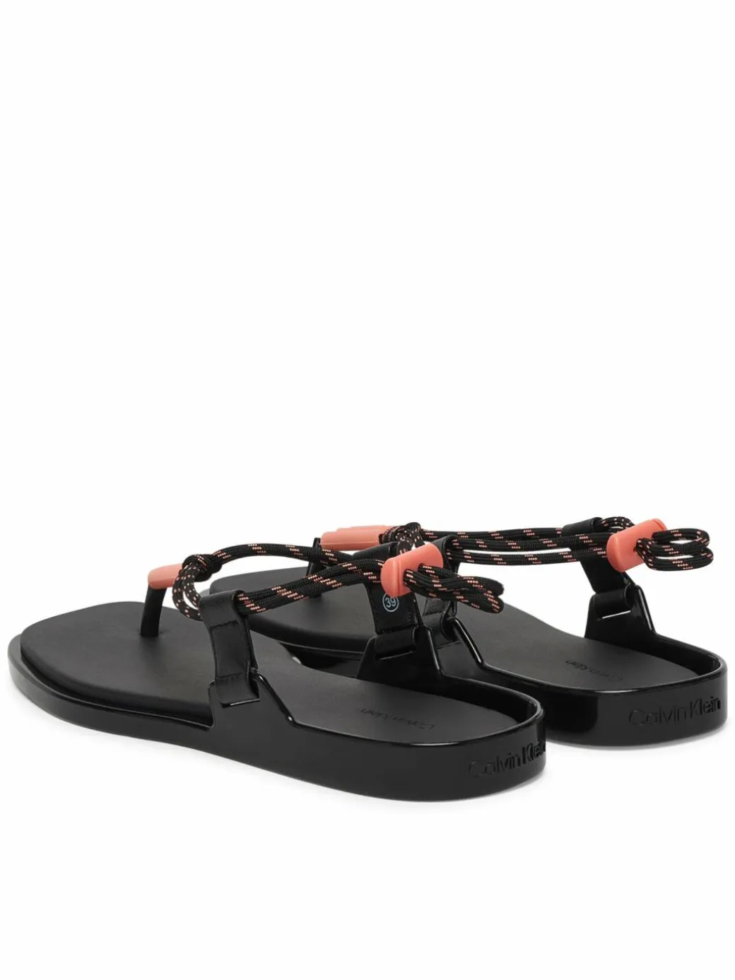 Sandali Beach Sandal Rope Pu 2 HW0HW02967 Nero