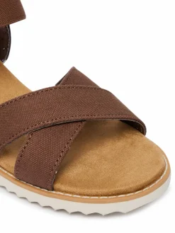 Sandali BOBS Desert Kiss - Golden Lily 114418/CHOC Marrone