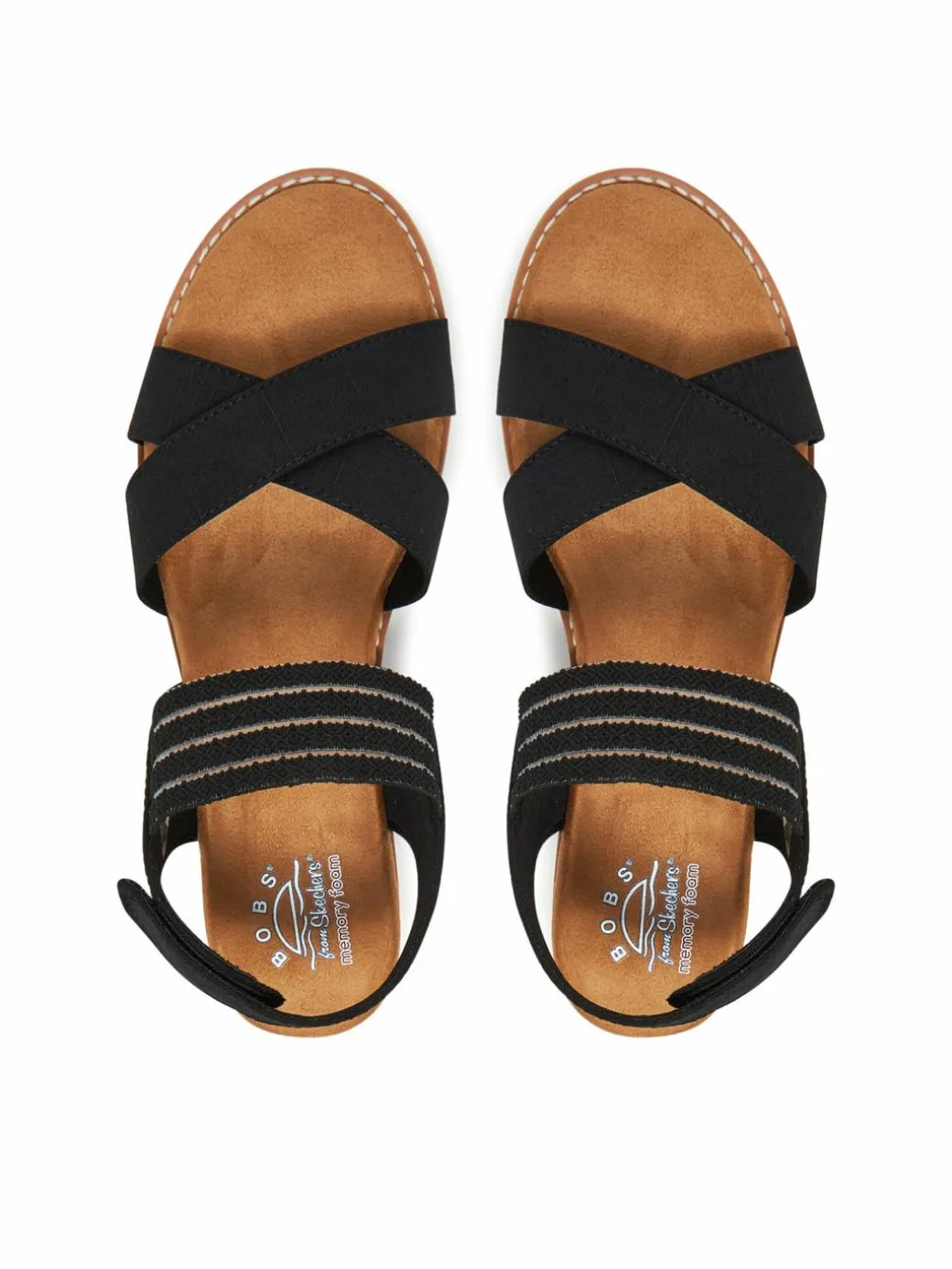 Sandali BOBS Desert Kiss-Shore Enough 114130/BLK Nero