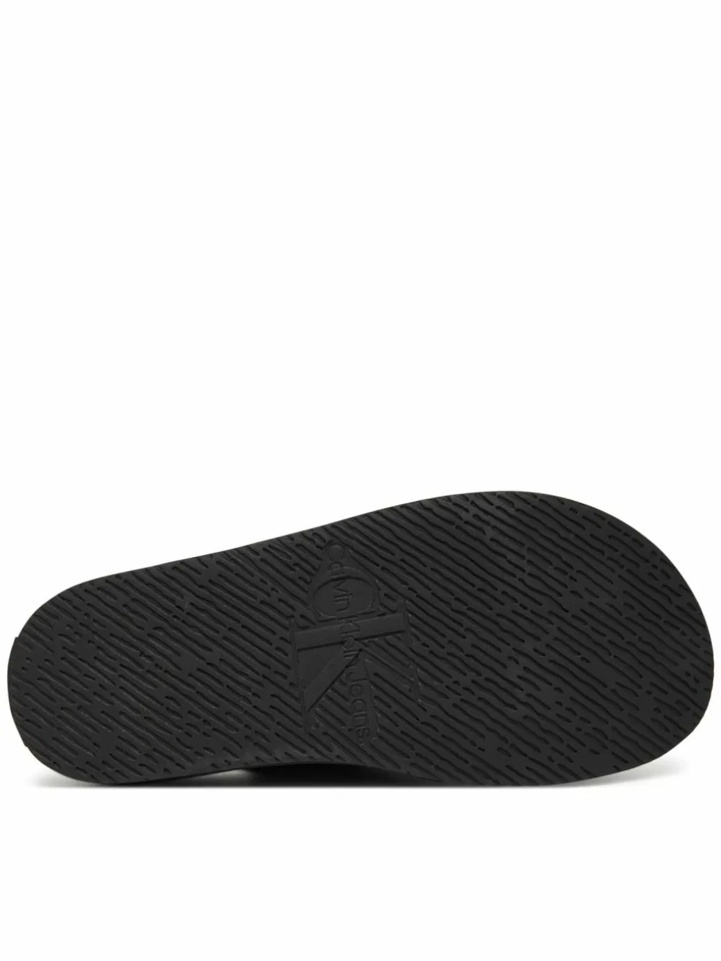 Sandali Flat Molded Sandal Buckle YW0YW01785 Nero