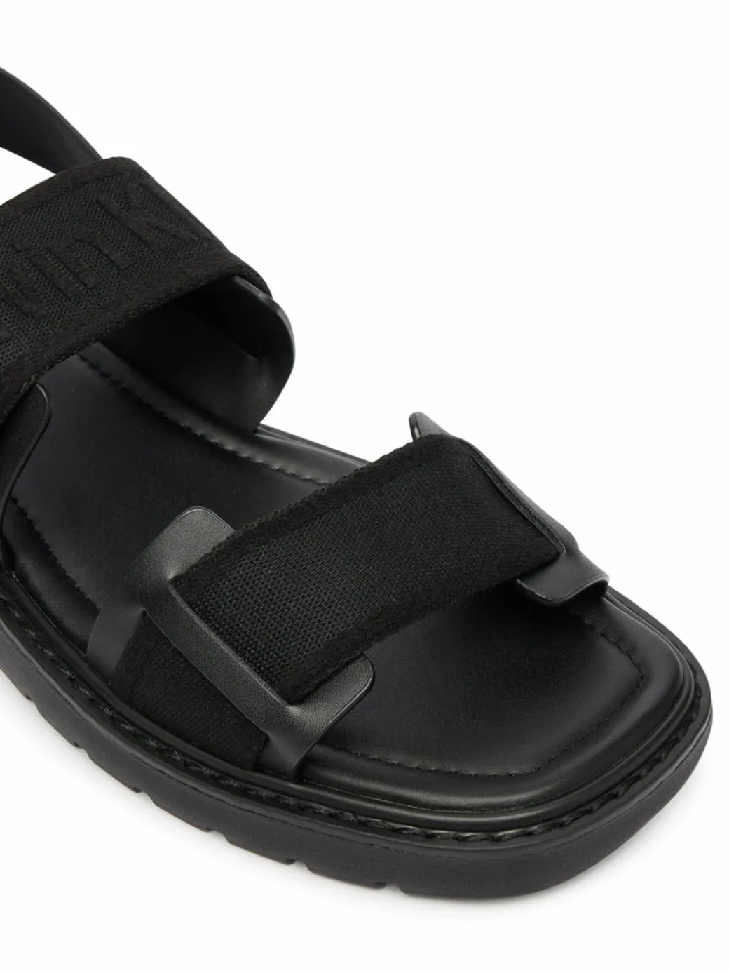 Sandali Sq Molded Sandal Webb HW0HW02872 Nero