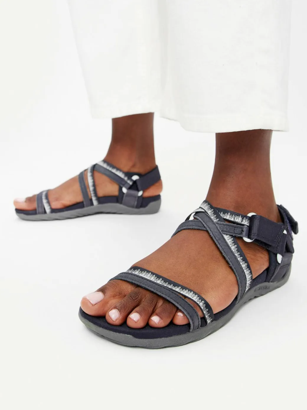 Sandali Terran 3 Cush Lattice J002718 Blu scuro