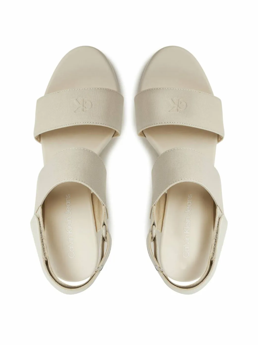 Sandali Wedge Sandal Webbing In YW0YW01790 Grigio