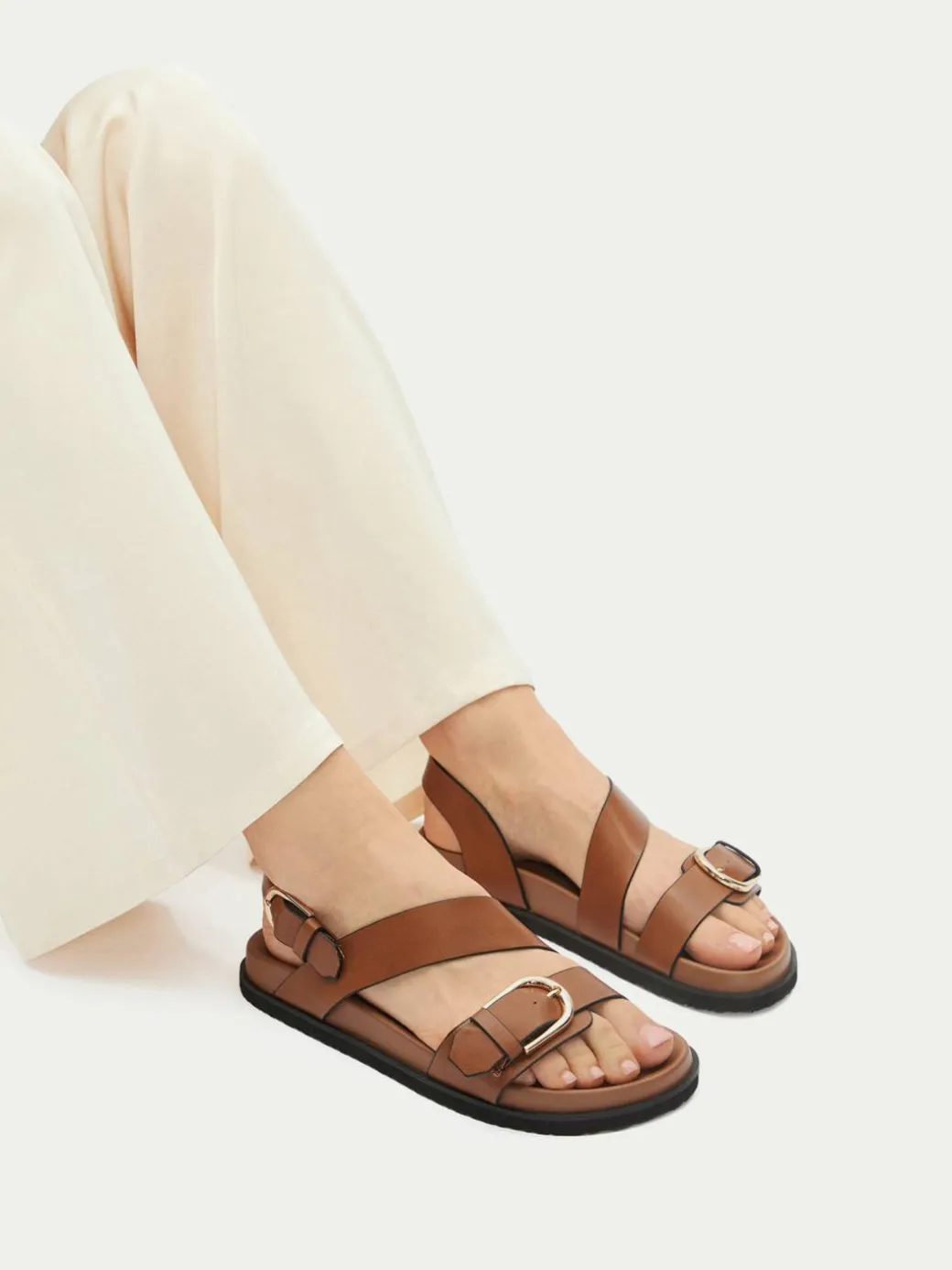 Sandali WS173-20 Marrone