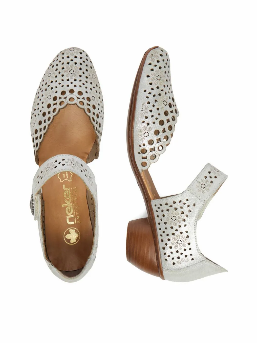 Scarpe basse 43753-90 Argento