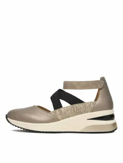 Scarpe basse D2411-90 Beige