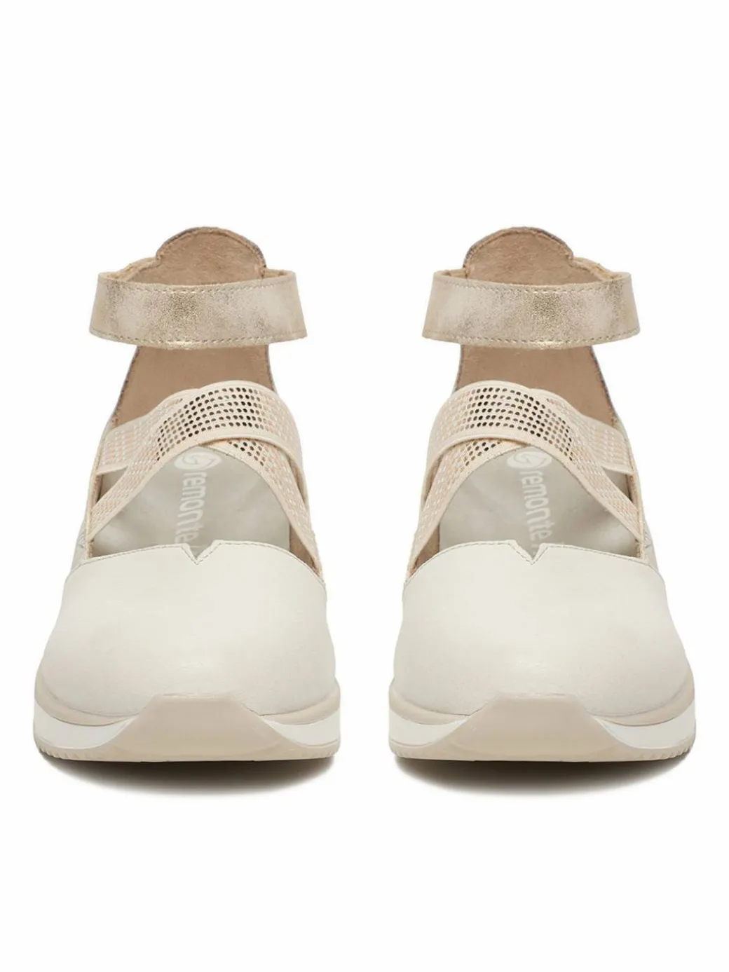 Scarpe basse D2411-81 Beige