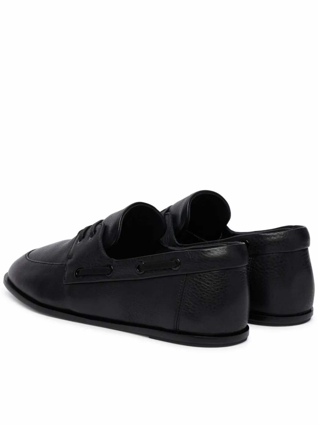 Scarpe basse Ess Boatshoe Lth HW0HW03116 Nero