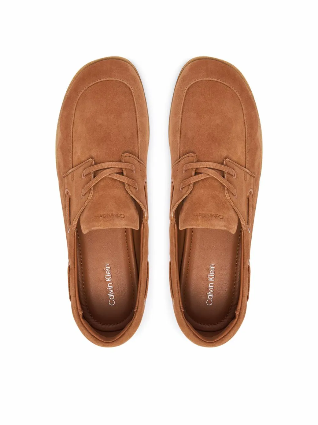 Scarpe basse Ess Boatshoe Suede HW0HW03290 Marrone