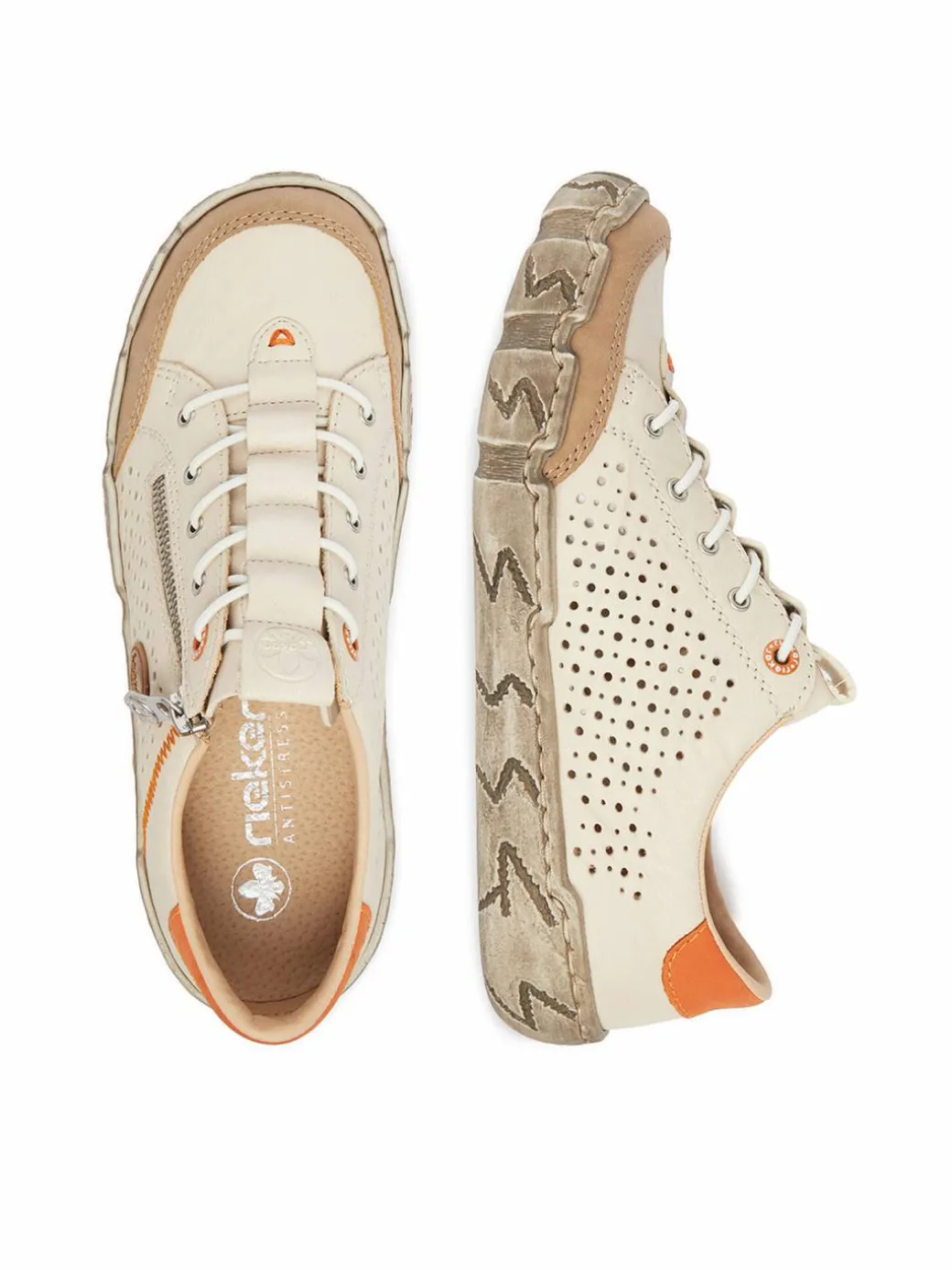 Scarpe basse L0355-61 Beige