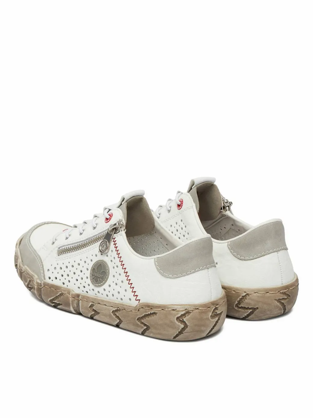 Scarpe basse L0355-80 Bianco