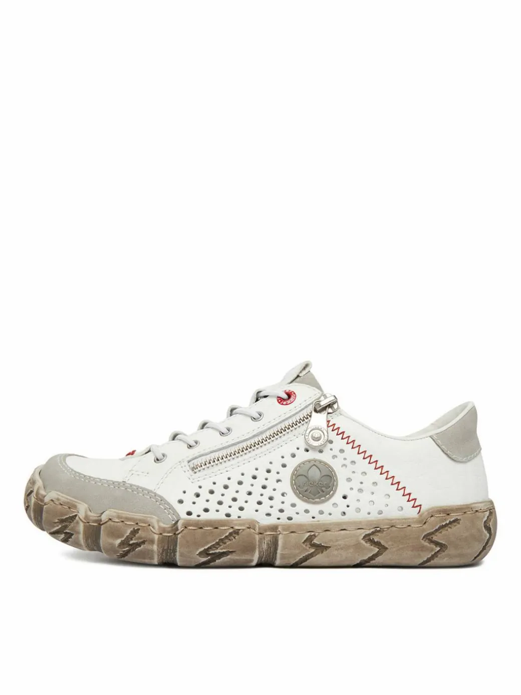 Scarpe basse L0355-80 Bianco