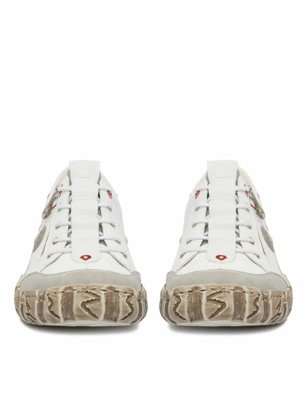 Scarpe basse L0355-80 Bianco