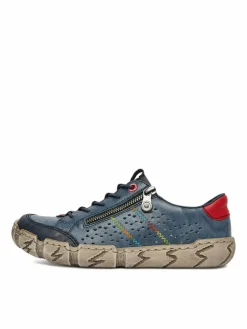 Scarpe basse L0357-12 Blu