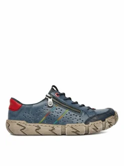 Scarpe basse L0357-12 Blu
