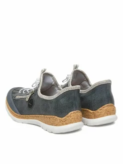 Scarpe basse N42F2-14 Blu scuro