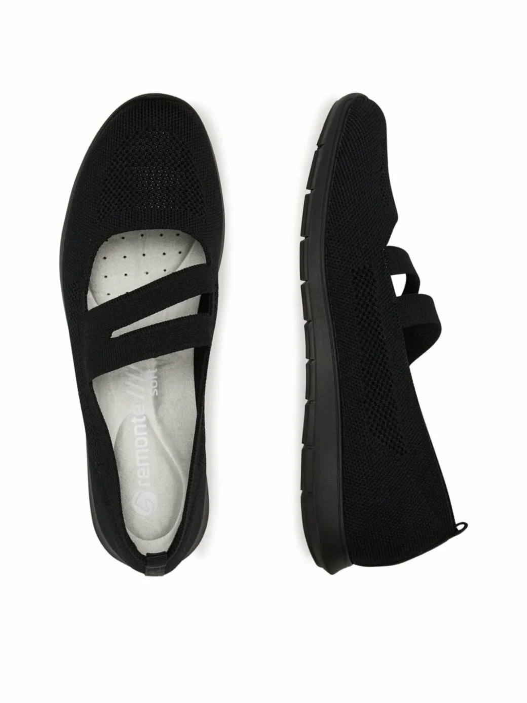 Scarpe basse R7102-01 Nero