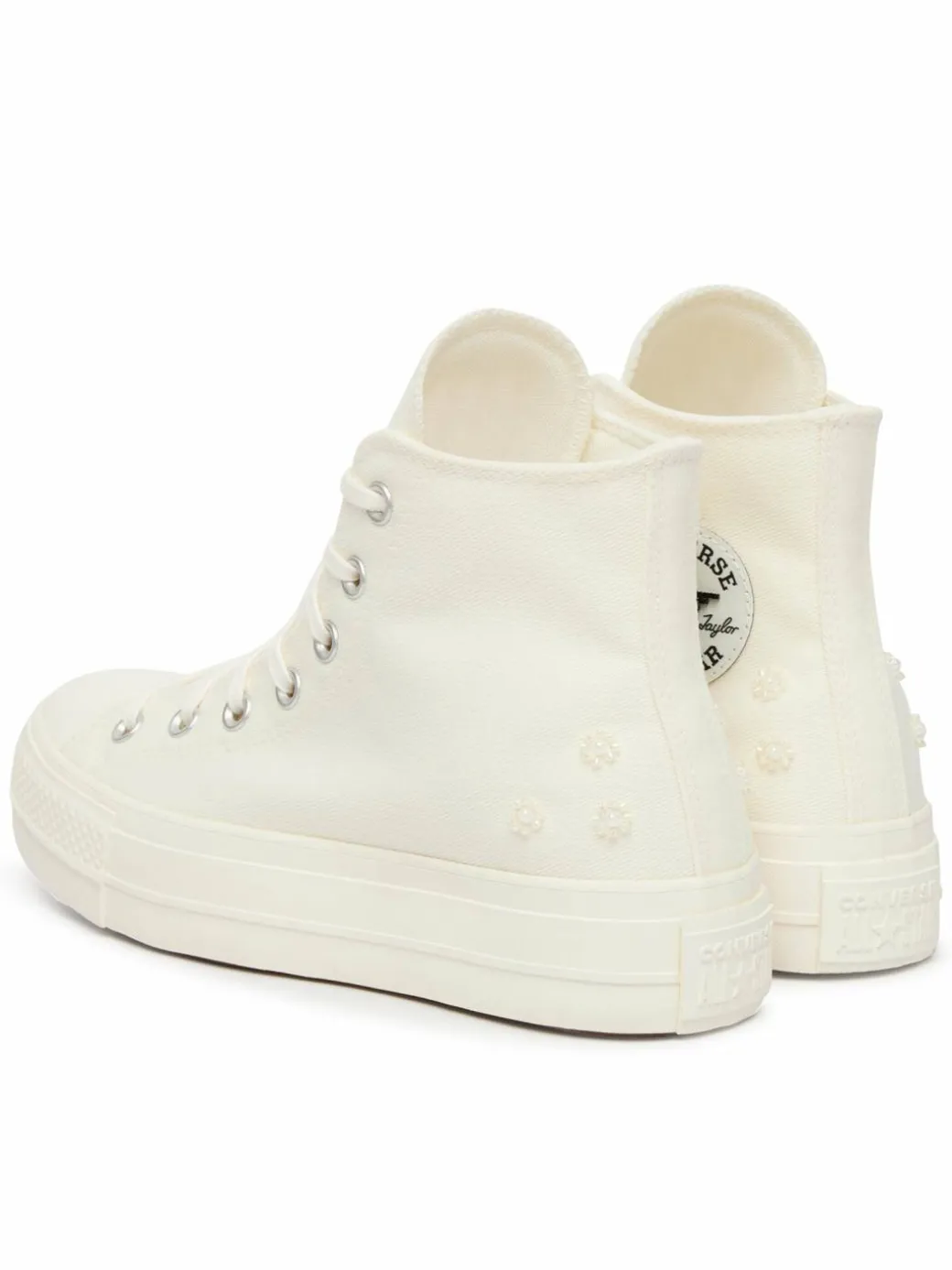 Scarpe da ginnastica Chuck Taylor All Star Lift Platform Beads A16107C Écru