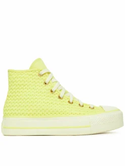 Scarpe da ginnastica Chuck Taylor All Star Lift Platform Knit A14967C Giallo