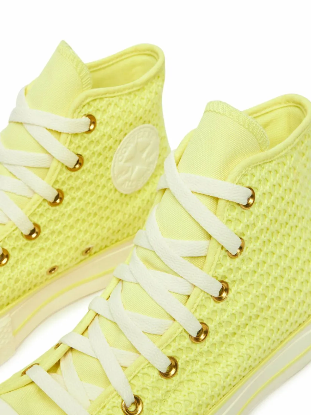 Scarpe da ginnastica Chuck Taylor All Star Lift Platform Knit A14967C Giallo