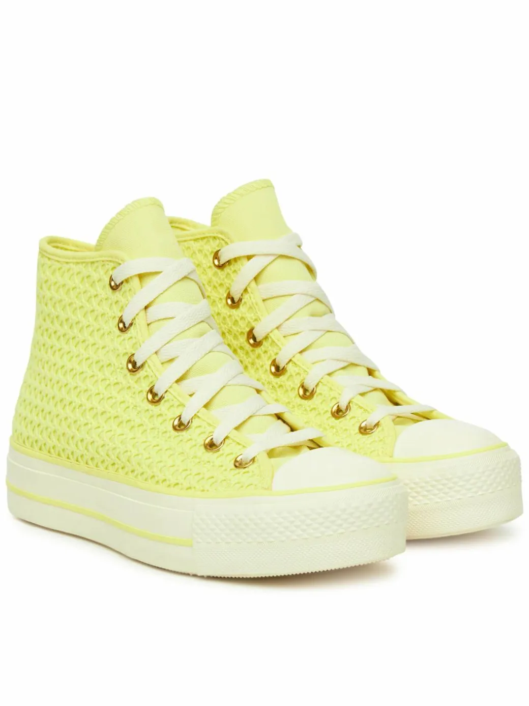 Scarpe da ginnastica Chuck Taylor All Star Lift Platform Knit A14967C Giallo