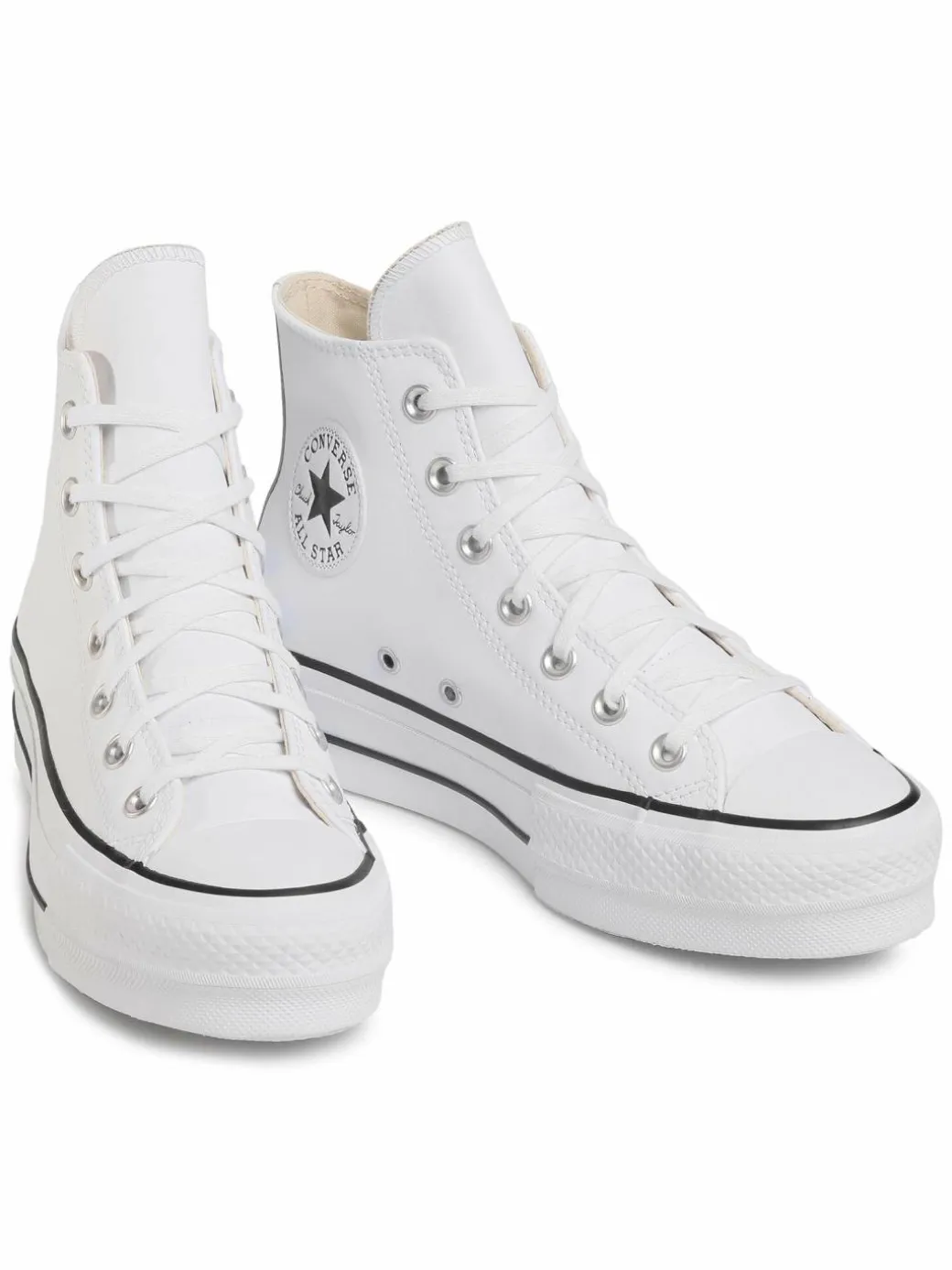Scarpe da ginnastica Chuck Taylor All Star Lift Clean Hi 561676C Bianco