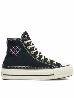 Scarpe da ginnastica Chuck Taylor All Star Lift Crafted Stitching Platform Hi A08731C Nero